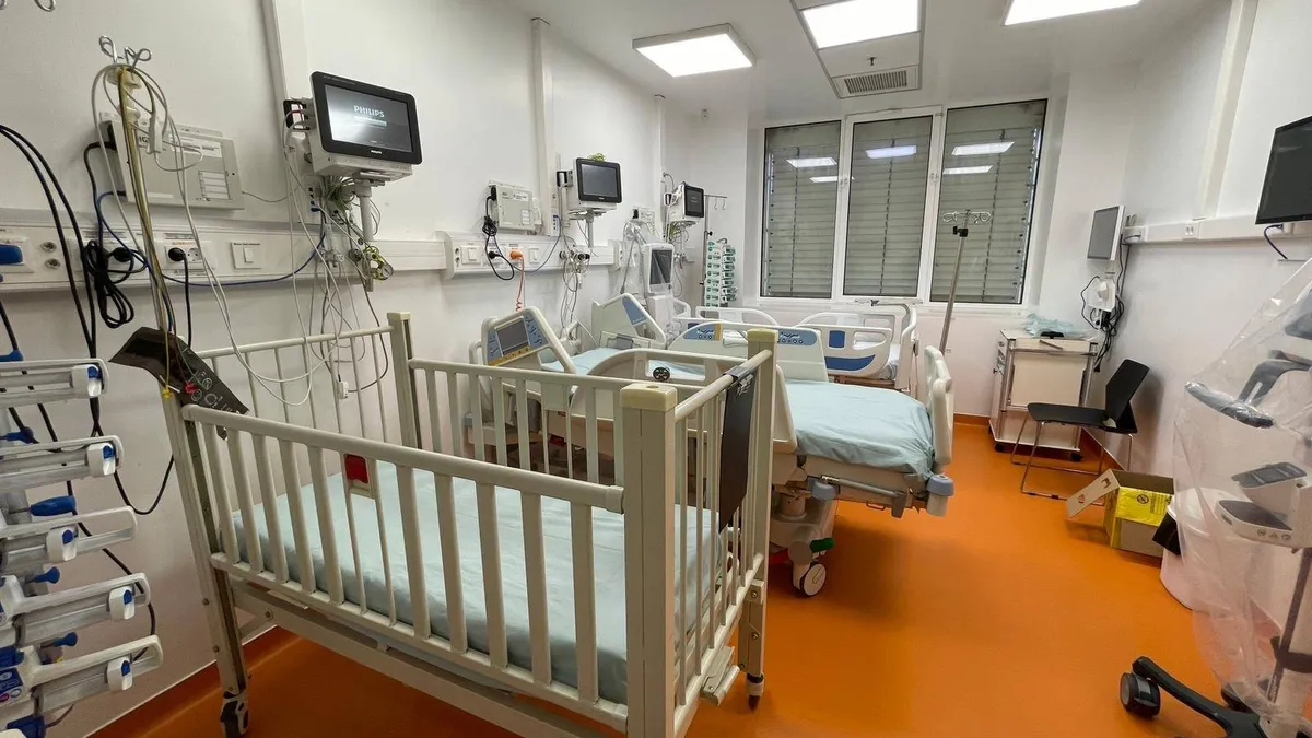 Spitalul de Copii Iași, chiuvete insuficiente (sursa: ziaruldeiasi.ro)