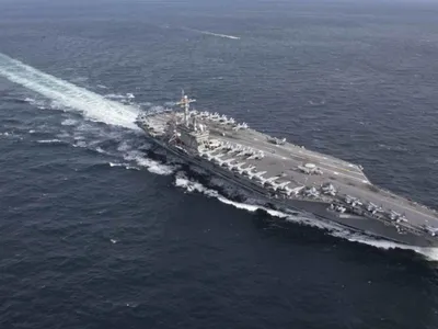 Dronă iraniană doborâtă de armata SUA (sursa: airpac.navy.mil)