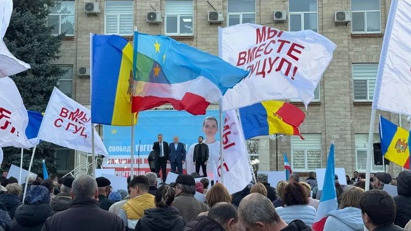 Protest în Găgăuzia împotriva arestării Evgheniei Guțul