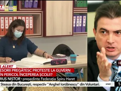 Federaţiile sindicale din educaţie anunţă grevă generală Foto: captură video