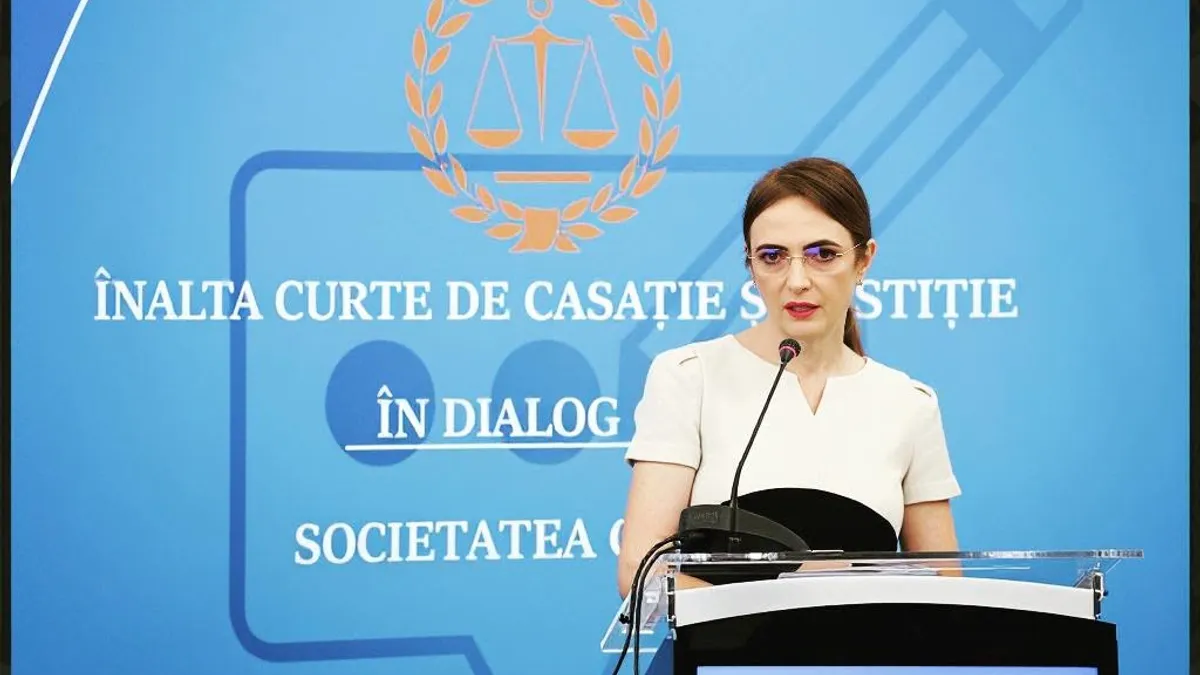 Lia Savonea, președinta Înaltei Curți de Casație și Justiție (ICCJ)