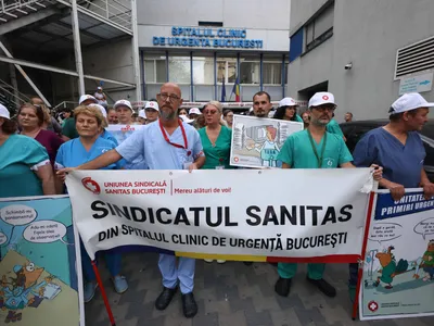 Greva Sanitas, încurajată de PSD, se îndreaptă spre un eșec: participare slabă, impact public redus. Sindicaliștii vor să facă un miting