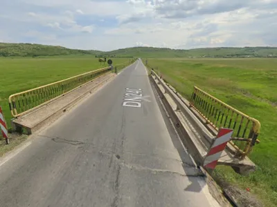 Cele mai înguste poduri din România (sursa: Google Maps)