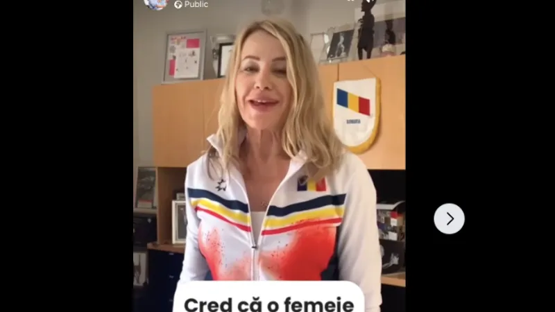 Nadia susține femeia, nu pesedista Firea (sursa: Facebook/Gabriela Firea)