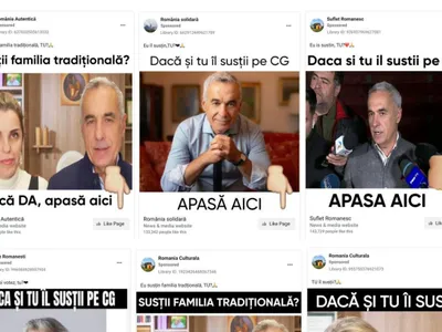 Afacerea site-urilor pro Călin Georgescu și George Simion (sursa: Substack/Drepturi și strâmbe)