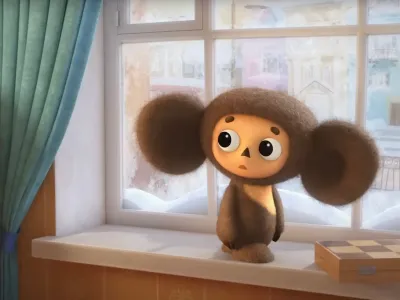 Personajul Ceburașka, armă de propagandă rusă (sursa: ilpost.it/youtube)