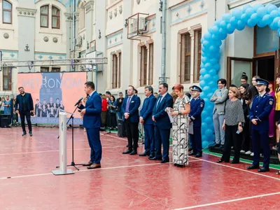 Simion, huiduit de elevii de la Lazăr Foto: Digi 24