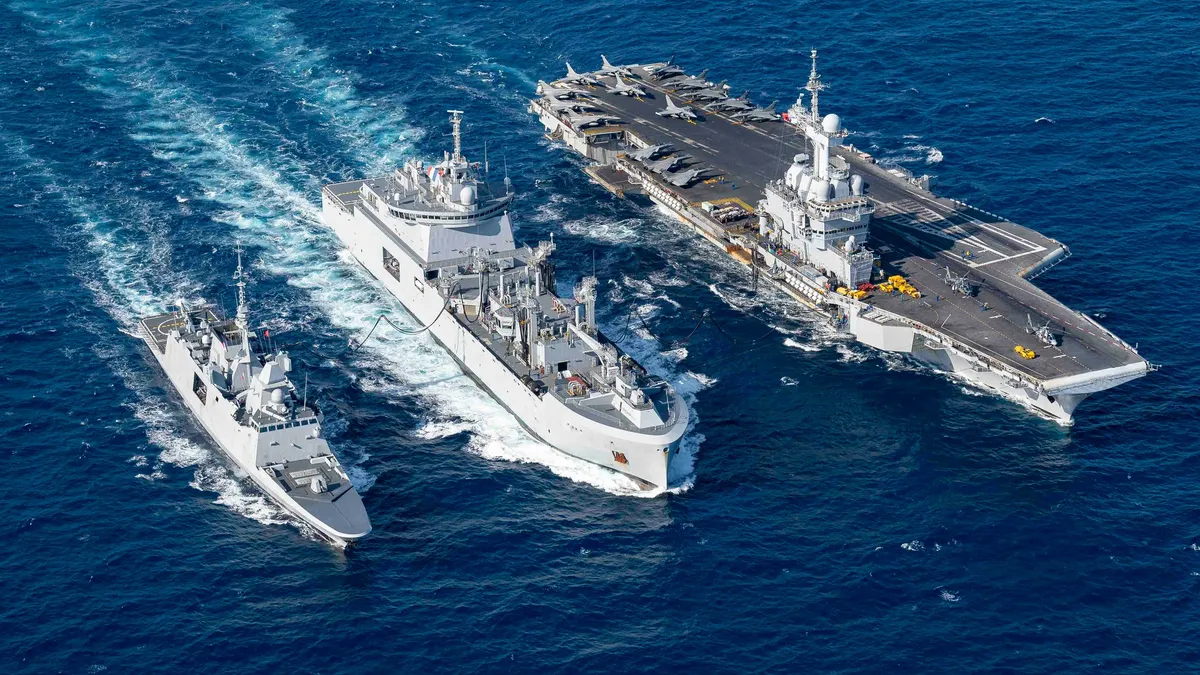 Cum a reușit un marinar francez, amator de jogging, să dezvăluie localizarea portavionului de Gaulle Foto: Facebook Marine Nationale