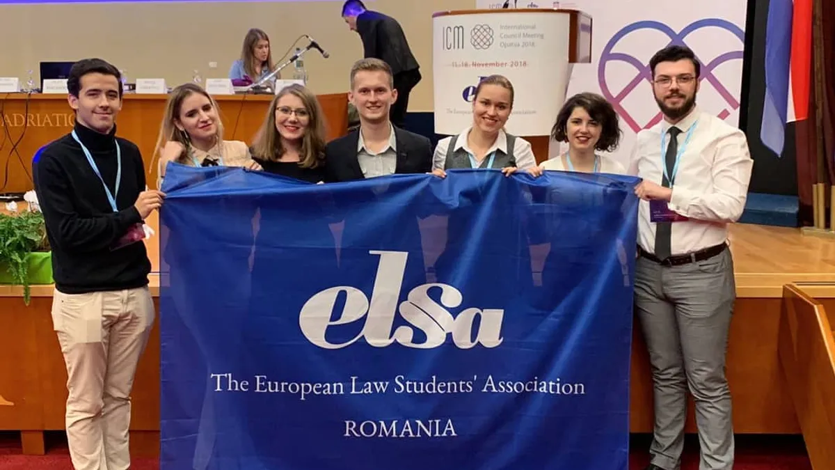 Studenții la Drept susțin investigația Recorder și tragerea la răspundere a magistraților vinovați Foto: Facebook ELSA