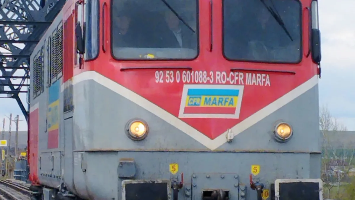 Moment istoric: prima locomotivă cu ecartament european a trecut Prutul Foto: Facebook CFR Infrastructura
