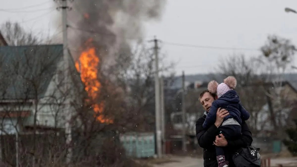 Bombardamente puternice în regiunea Lugansk (sursa: Reuters)