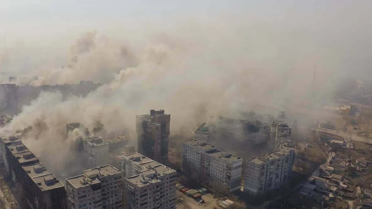 Rușii au făcut măcel în Mariupol (sursa: Twitter/rajote)