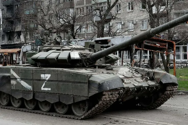 Trupele ruse avansează spre Severodoneţk (sursa: Twitter/Ukraine Weapons Tracker)