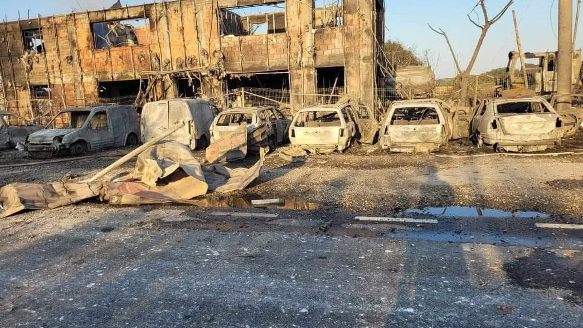 Ilegalități în serie la stația GPL din Crevedia Foto: Twitter