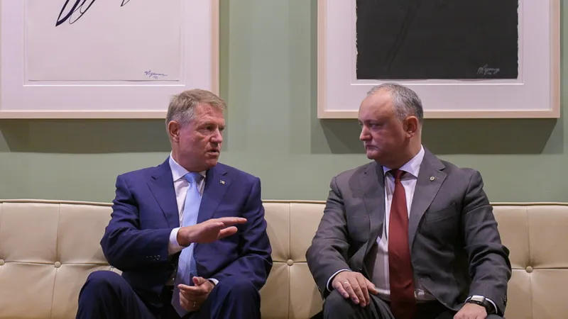 Iohannis și Dodon, întâlnire în SUA (sursa: presidency.ro)