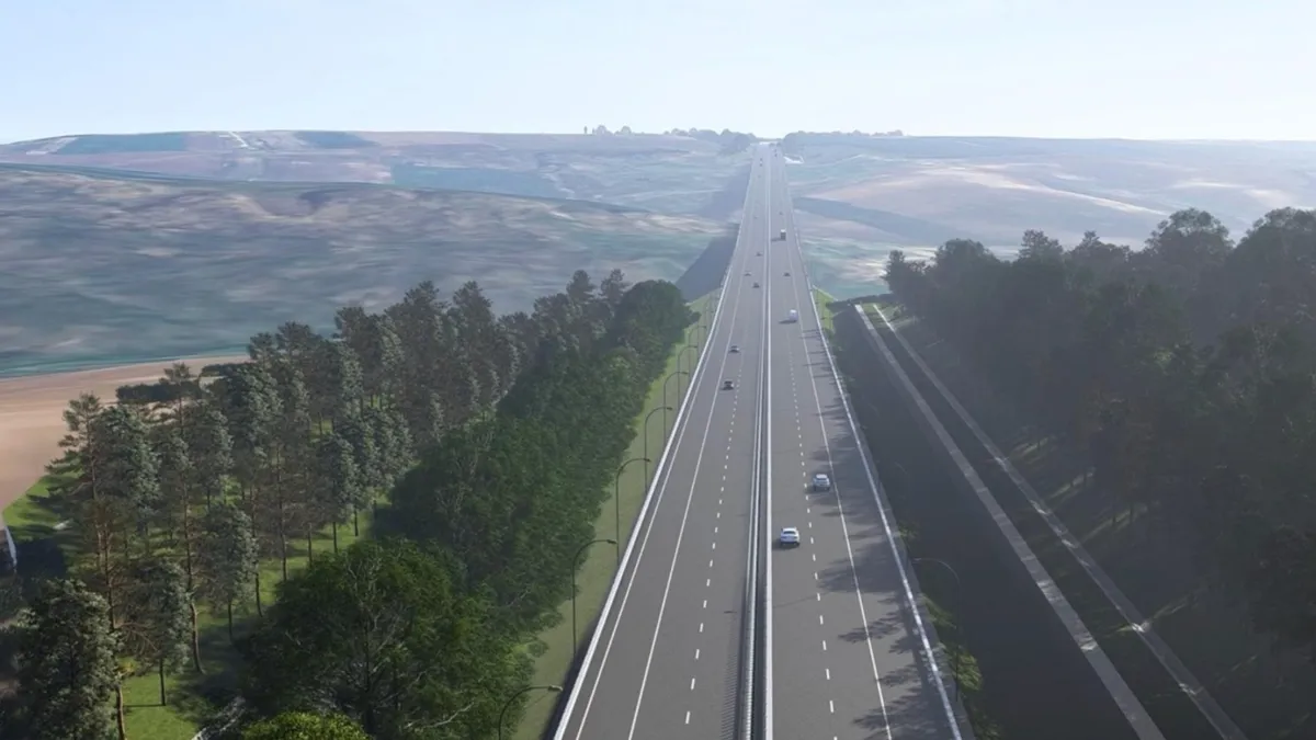 Autostrăzile A7 și A8, investiții masive în Moldova (sursa: Facebook/Compania Națională de Investiții Rutiere)