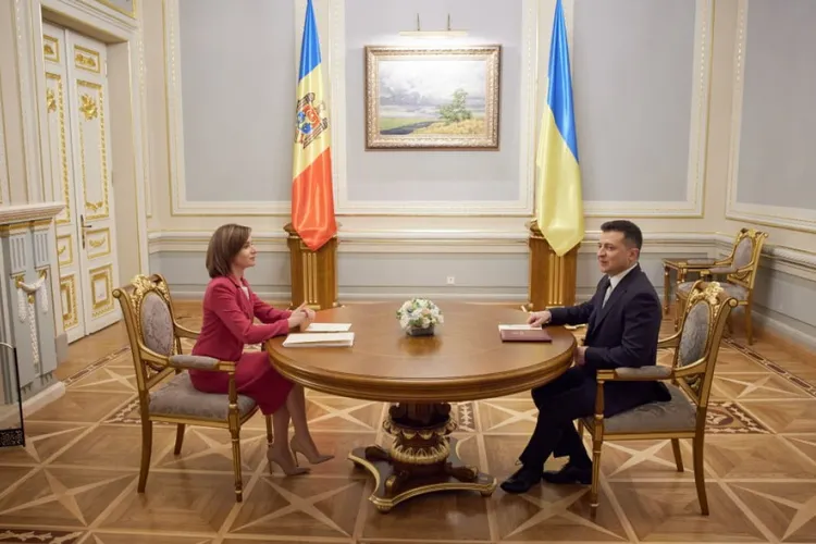 Maia Sandu a ajuns la Kiev Fotografie din ianuarie 2022