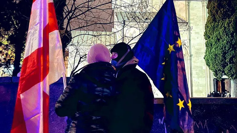 Consiliul Europei condamnă violențele poliției georgiene (sursa: X/Anna Gvarishvili)