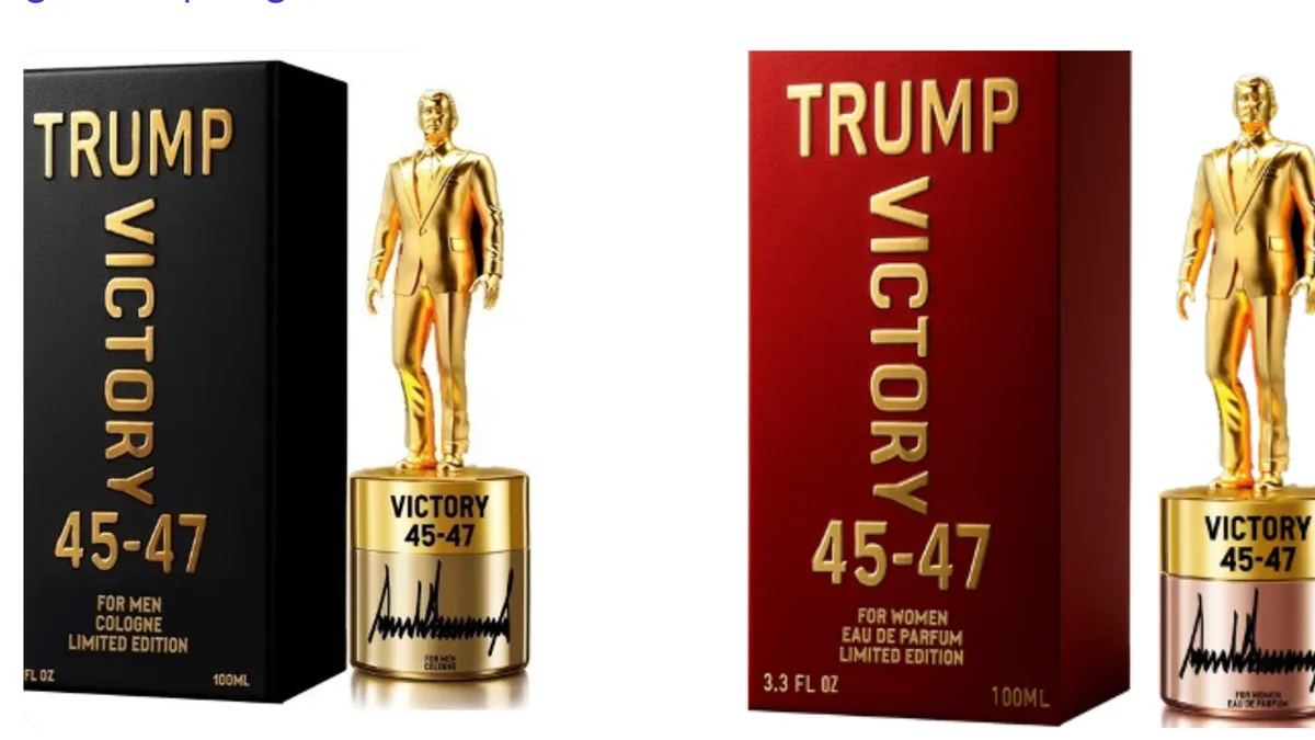 Donald Trump lansează un nou parfum (sursa: TruthSocial/Donald J. Trump)