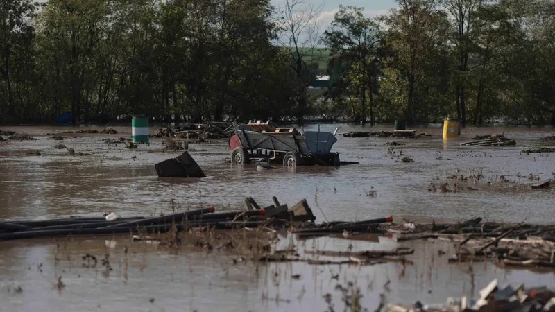 Continuă căutarea victimelor inundațiilor din Galați (sursa: Inquam Photos/George Călin)