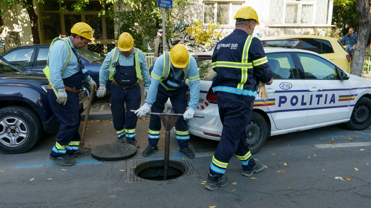 Explozia din Rahova: conducta de gaze, fisurată de un scurtcircuit la un cablu electric Foto: Inquam/Tudor Pană
