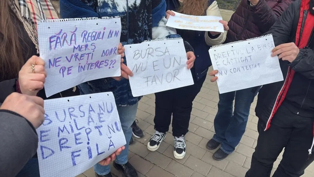 Scandalul burselor studențești la UAIC Iași (sursa: ziaruldeiasi.ro)