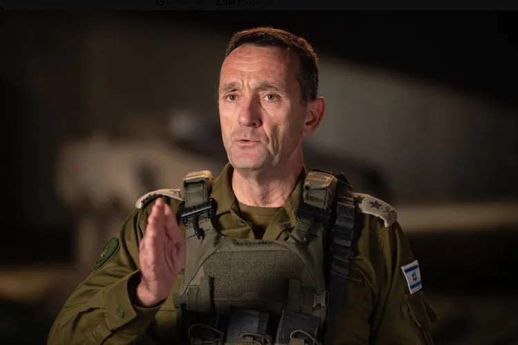 Armistițiul dintre Israel și Hamas, amânat. În imagine, șeful Statului Major General israelian, generalul locotenent Herzi Halevi (sursa: X/Israel Defense Forces)