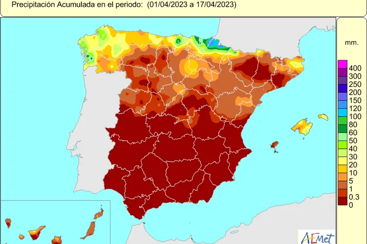 Spania experimentează din plin încălzirea globală: se așteaptă 40 de grade Celsius la final de aprilie