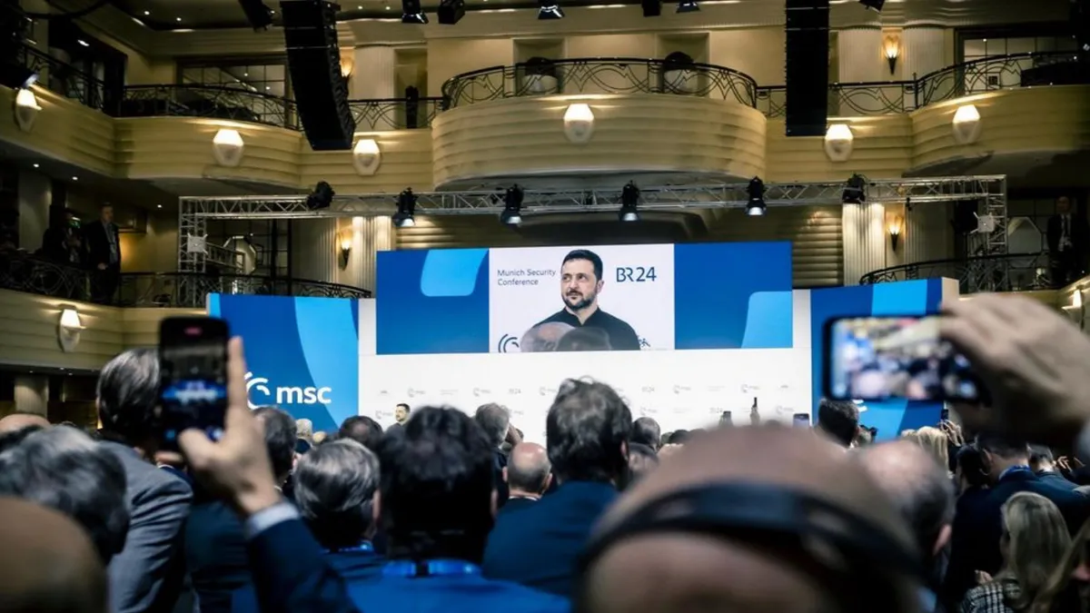 Zelenski denunță presiuni înaintea negocierilor pentru pace (sursa: securityconference.org)