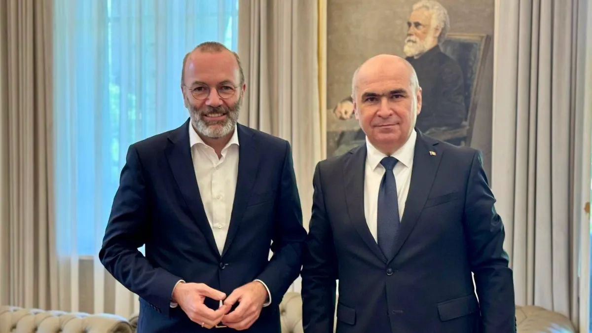 Manfred Weber (PPE) și Ilie Bolojan, întâlnire la Bruxelles în vara lui 2026