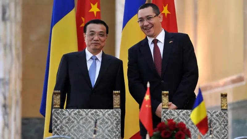 Victor Ponta and Li Keqiang in Bucharest (source: gov.ro)