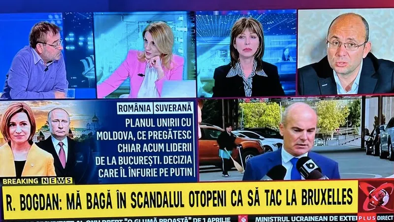 Rareș Bogdan neagă implicarea la Otopeni (sursa: Realitatea TV)