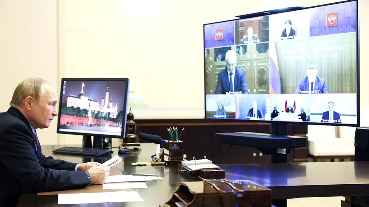 Putin, furios, promite răspunsuri severe armate (sursa: kremlin.ru)