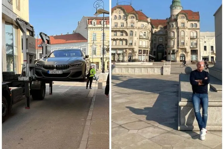 Miliardar maghiar laudă Oradea după ce poliția locală i-a ridicat BMW-ul Foto: Facebook Infotrafic Bihor