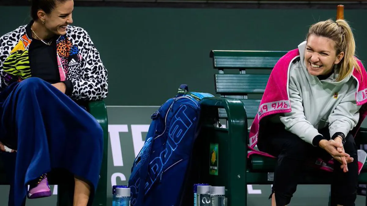 Maria Sakkari o apără, indirect, pe Halep Foto: Twitter