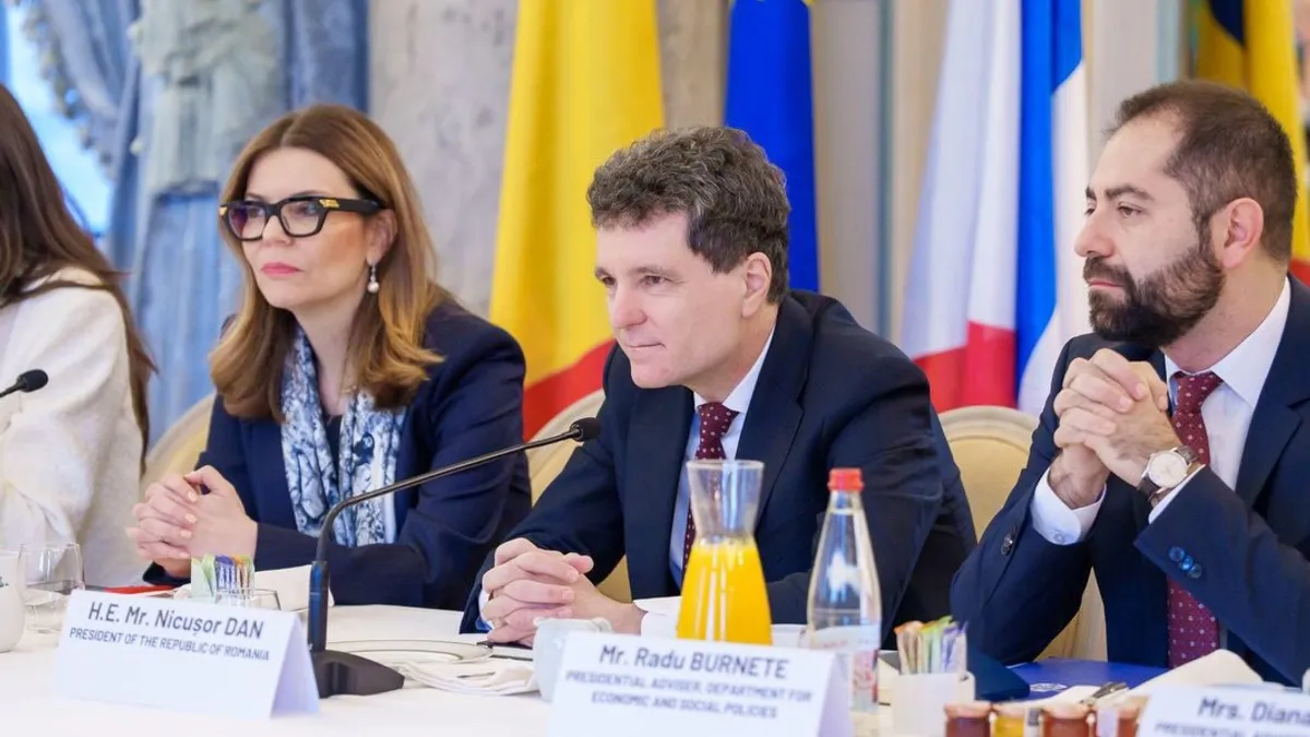 Nicuşor Dan, dezbateri la Cotroceni cu magistraţii (sursa: Facebook/Nicușor Dan)