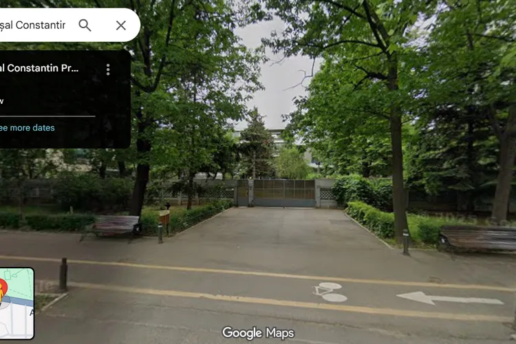 Ce reședință oficială ar putea să-i dea Guvernul lui Savonea: un apartament uriaș, cu curte imensă Foto: Captură Google Maps