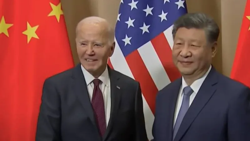 Biden, întâlnire nostalgică cu Xi Jinping (sursa: Sky News)