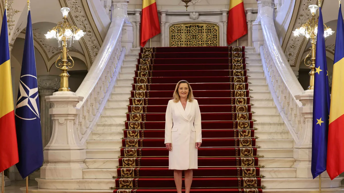 Elena Lasconi promite schimbarea premierului Ciolacu (sursa: Inquam Photos/Octav Ganea)