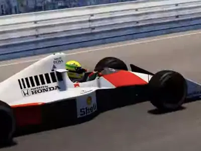 Monopostul lui Senna, revenire pe pistă (sursa: YouTube/Xydte RC &amp; SimRacing)