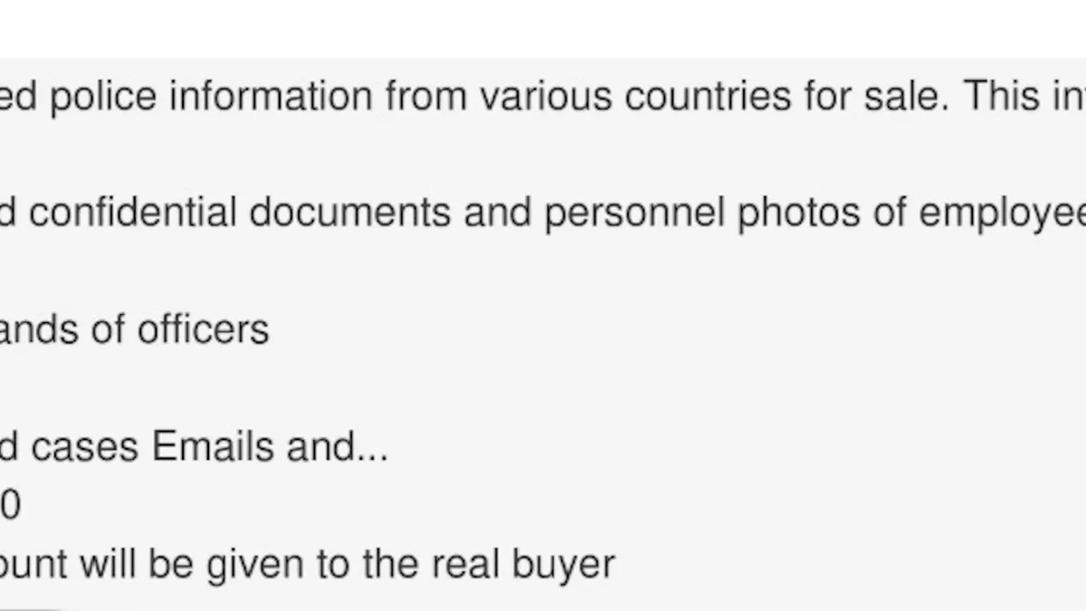 document 1 postat pe darkweb