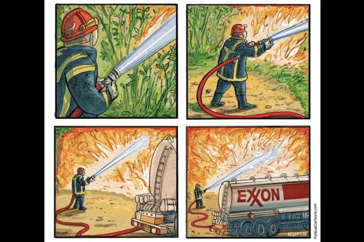 Companiile petroliere, responsabile de incendiile americane (sursa: Facebook/Union of Concerned Scientists)