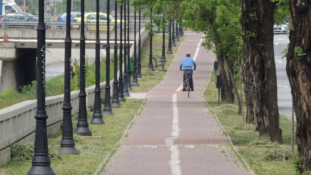 Pistă pentru bicicliști în Iași