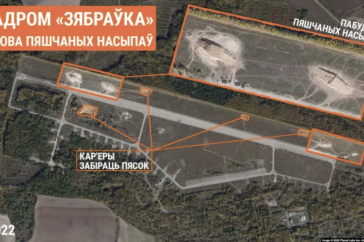 Putin sugerează atacarea Kievului din Belarus (sursa: Planet Labs Inc)