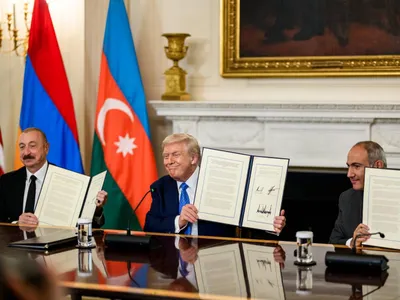 Armenia și Azerbaidjanul, acord de pace (sursa: Facebook/The White House)