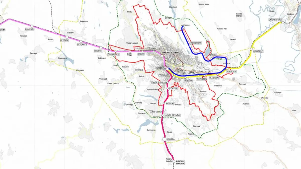 Decongestionarea traficului, posibilă prin trenul metropolitan (sursa: ziaruldeiasi.ro)