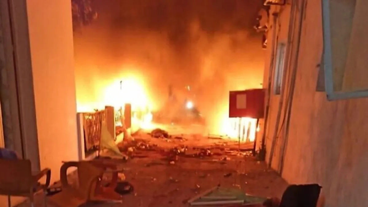 Israelul acuză Jihadul Islamic pentru explozia de la spitalul din Gaza Foto: Captură video