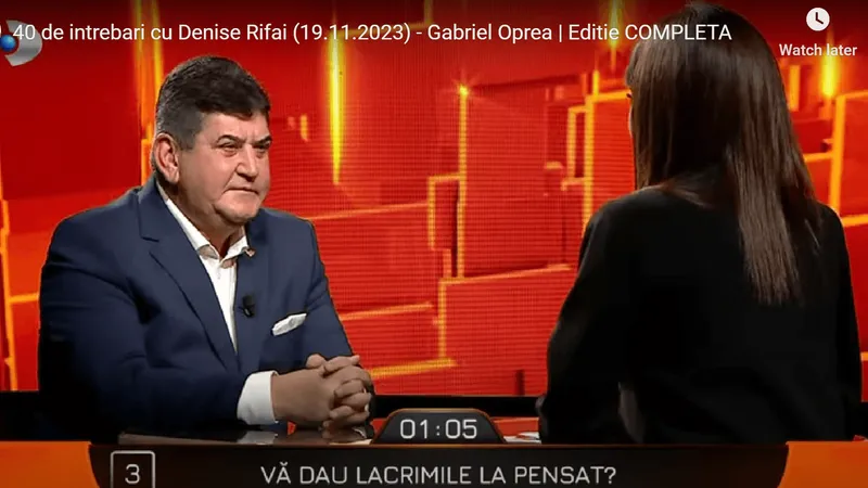 Gabriel Oprea împarte cosmeticiana cu soția Foto: captură video