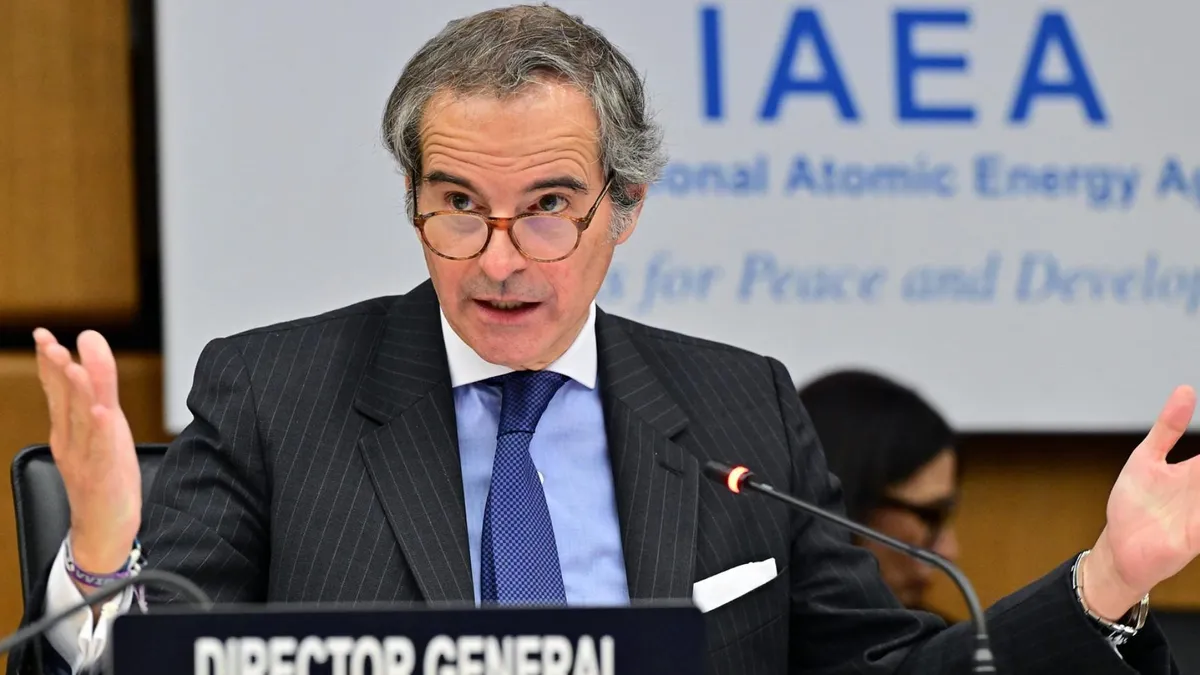 Situri nucleare iraniene avariate, nu distruse (sursa: X/Rafael Mariano Grossi)