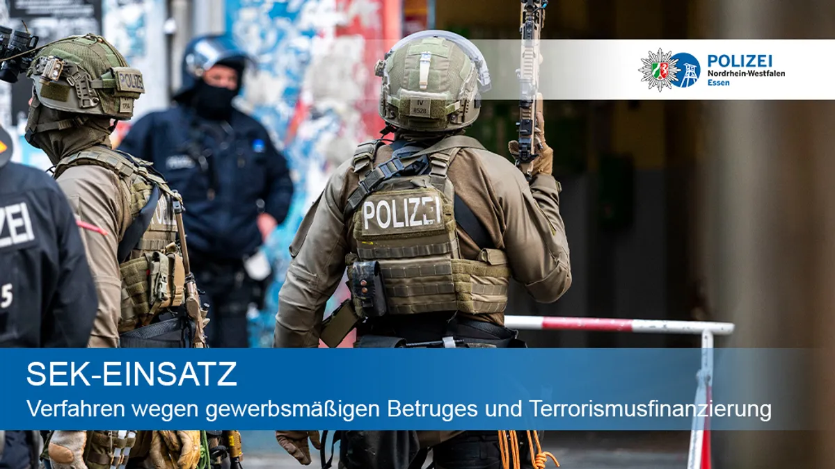 Poliția germană dejoacă un atentat terorist (sursa: X/Polizei NRW)